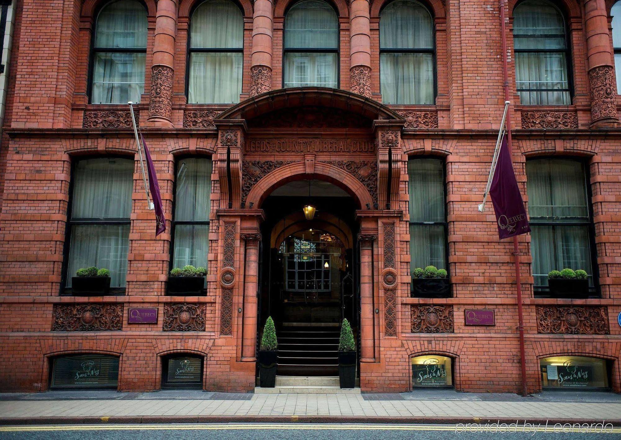 Quebecs Hotel Leeds  Buitenkant foto